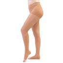 Meia-Calça de Compressão Sheer Soft com Pé Aberto