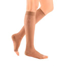 Meia de Compressão Sheer Soft Panturrilha com Pé Aberto